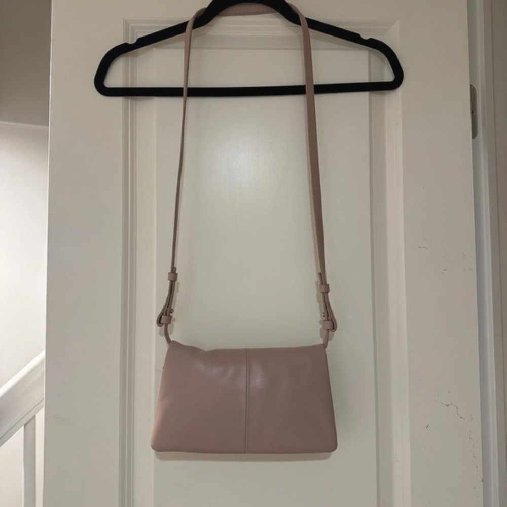 Zara Tan Crossbody Bag Minimalist Design
